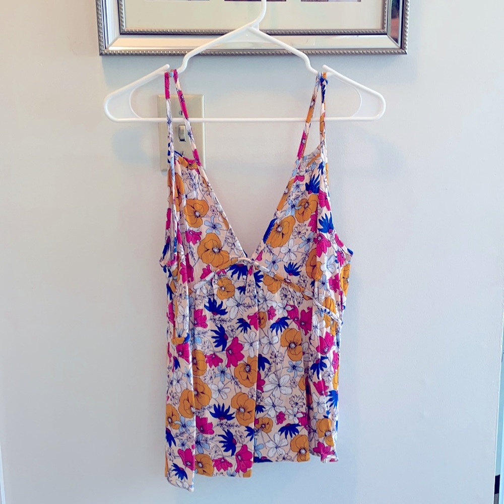 Elodie. Small Floral Tank Top.
